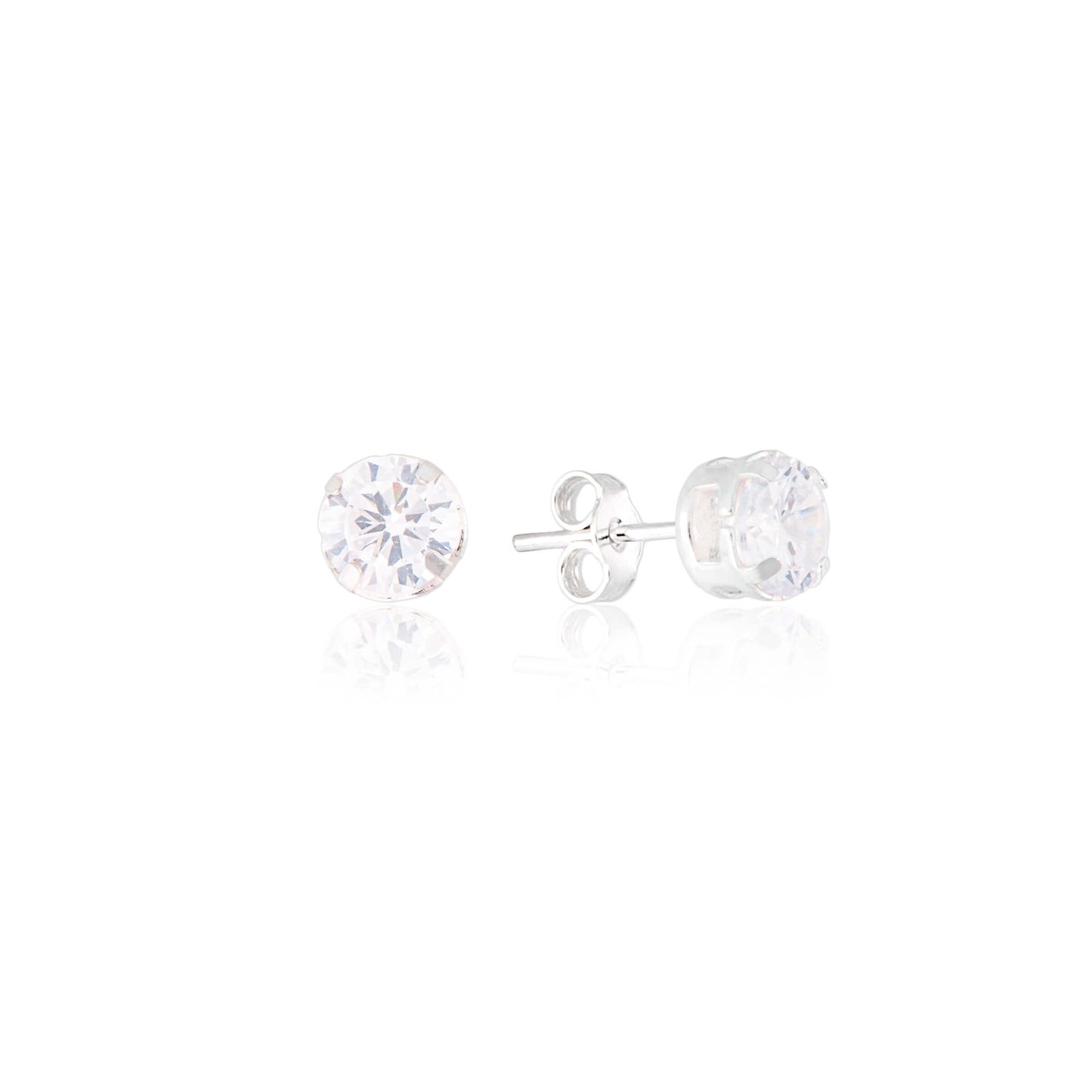 BRINCO PONTO DE LUZ 6 MM CRISTAL