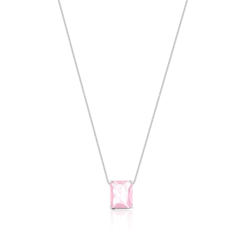 Colar galeria cristal rosa