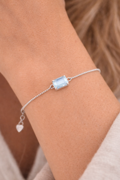 PULSEIRA VENEZIANA GLASS AQUAMARINE
